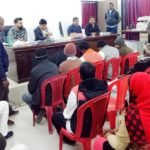 Candidates contesting panchayat elections were informed about the code of conduct during the meeting