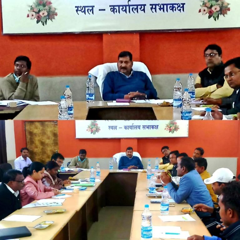 The newly elected Surajpur Municipal President took a meeting on various issues, as well as the formation of President-in-Council